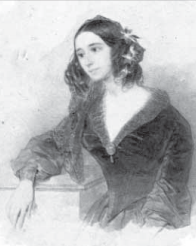 Евдокия Ростопчина. Акварель   П. Ф. Соколова. 1842-1843 гг.